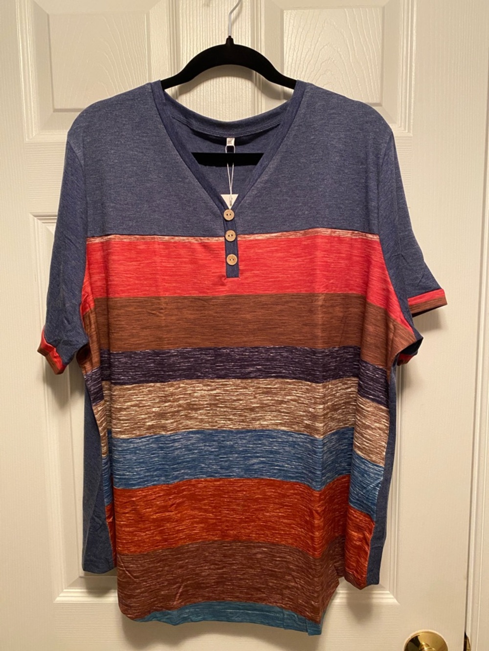 Vislily Women’s Colorblock Tunic…size 3XL
